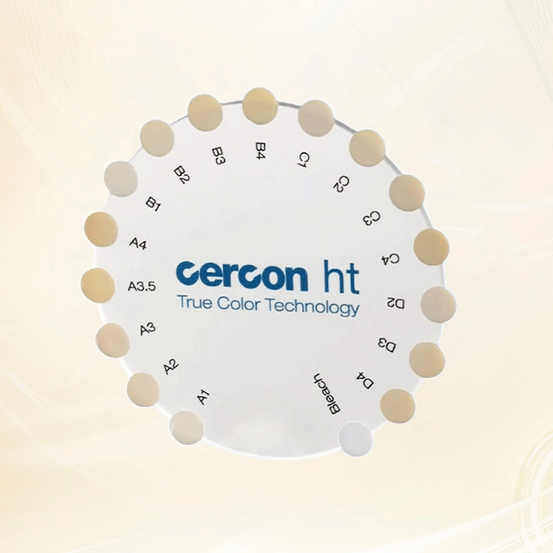 Bảng màu răng sứ hiện đại - Răng sứ Cercon HT 